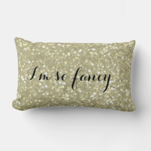 Cojín Lumbar Soy tan Fancy - Sparkly Gold Pillow