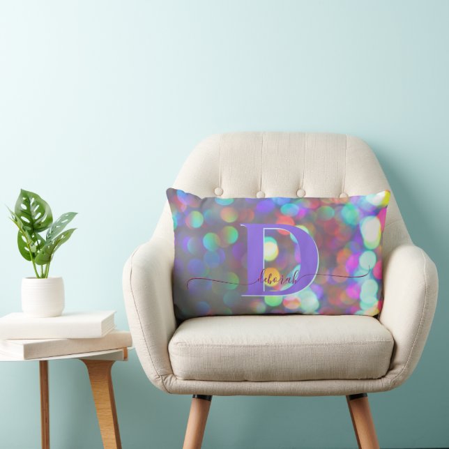 Cojín Lumbar Sparkles multicolor (Silla)