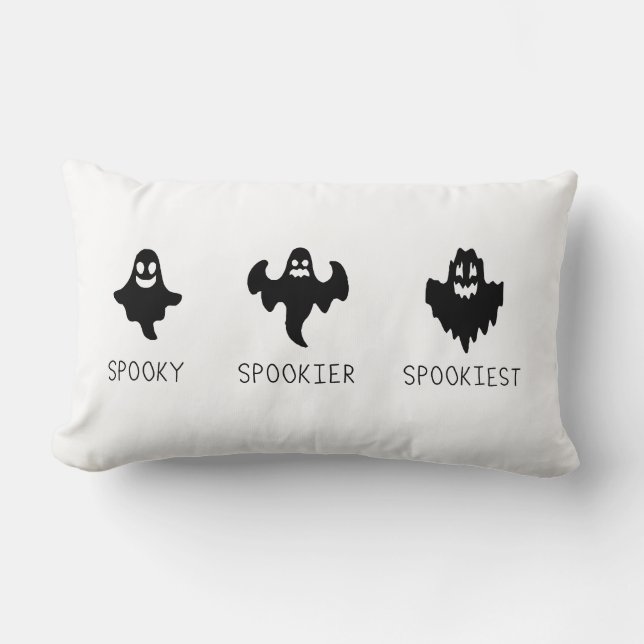 Cojín Lumbar Spooky Spookier Spookiest (Anverso)