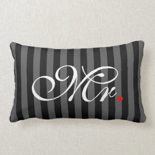 Cojín Lumbar Sr. Husband Groom His Hers se casa nuevamente