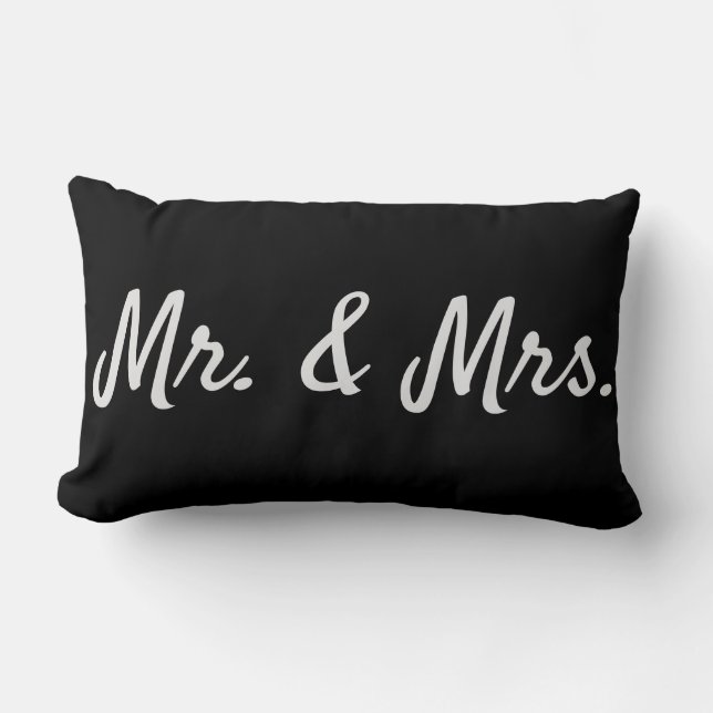 Cojín Lumbar SR. y MRS. Pilar lumbar NEGRO (Anverso)