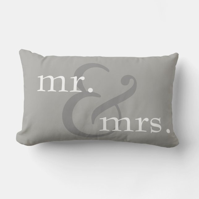 Cojín Lumbar Sr. y señora Pillow (Anverso)