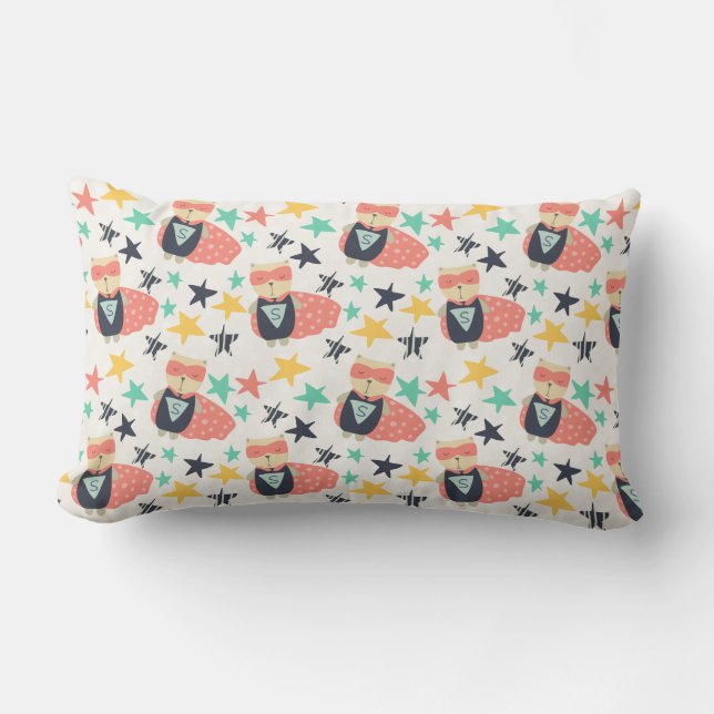 Cojín Lumbar Star Super Héroe (Anverso)