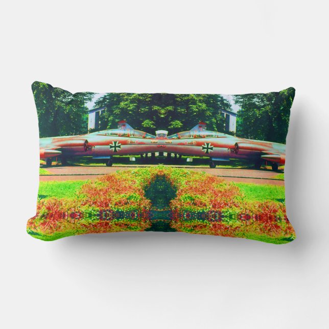 Cojín Lumbar Starfighter del Museo Alemán Munich Deutsch (Anverso)