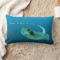 ¡Stingray en movimiento! Fondo azul gradiente |