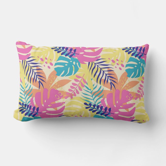 Cojín Lumbar Stylish Spectrum Throw Pillow (Anverso)