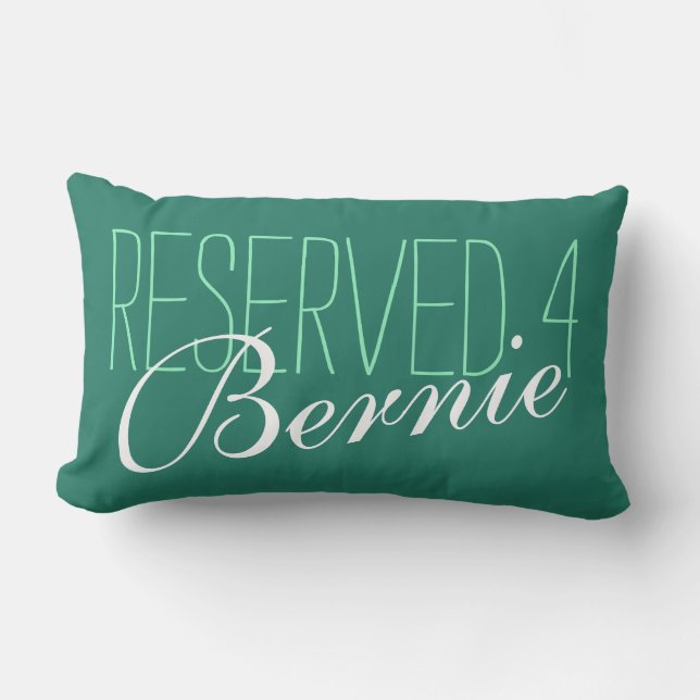 Cojín Lumbar Su comentario y nombre: RESERVADO 4 Bernie (Anverso)