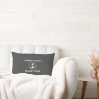 Su nombre Beach House Rope & Anchor Gray