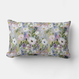 Cojín Lumbar Suave Flor de Prado Aquarela