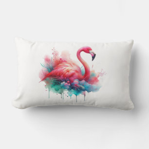 Cojín Lumbar Sublimación de flamenco rosa-95159
