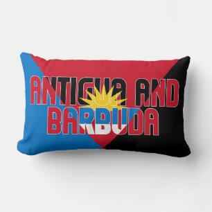 Cojín Lumbar Sueño en color con Antigua y Barbuda
