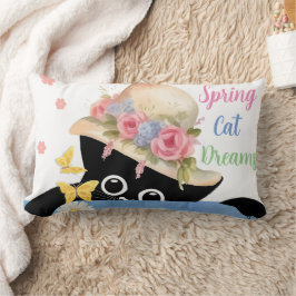 Cojín Lumbar Sueños de gatos de primavera