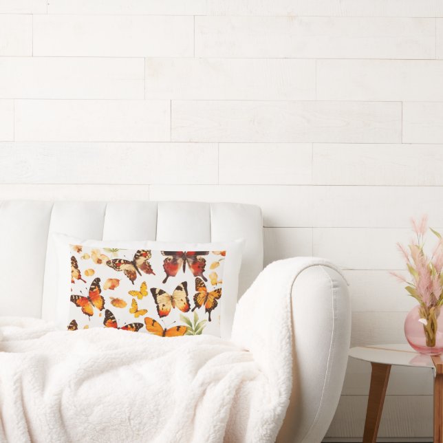 Cojín Lumbar "Sueños de mariposa" 🦋 ✨ (Sofá)