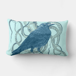 Cojín Lumbar Sueños de pulpo en raven