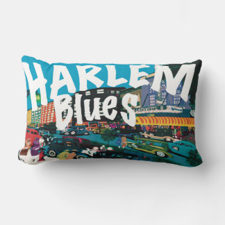 Cojín Lumbar Sueños del Blues de Harlem