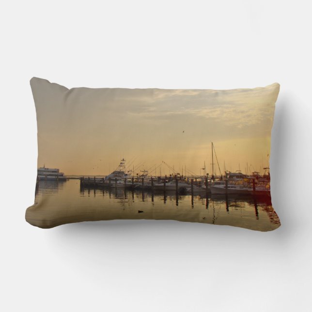 Cojín Lumbar Sunrise at Atlantic Highlands New Jersey (Anverso)