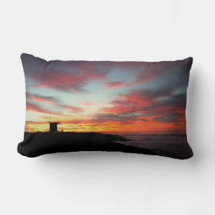 Cojín Lumbar Sunrise at Newport Beach, California