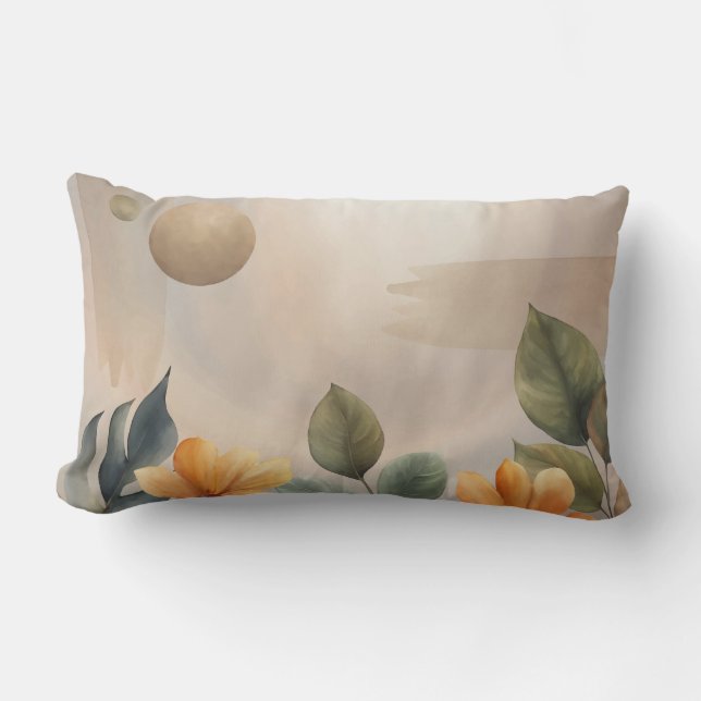 Cojín Lumbar Sunset Fusion Throw Pillow (Anverso)