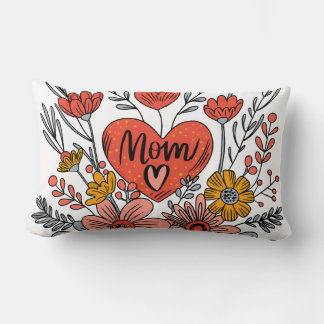 Cojín Lumbar Super Mamá Floral Pillow