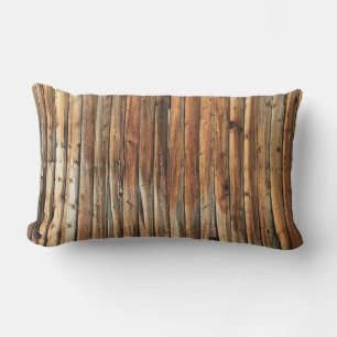 Cojín Lumbar Superficie de madera marrón