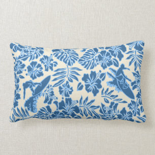 Cojín Lumbar Surf Pareau Hawaiano Reversible Lumbar Pillow