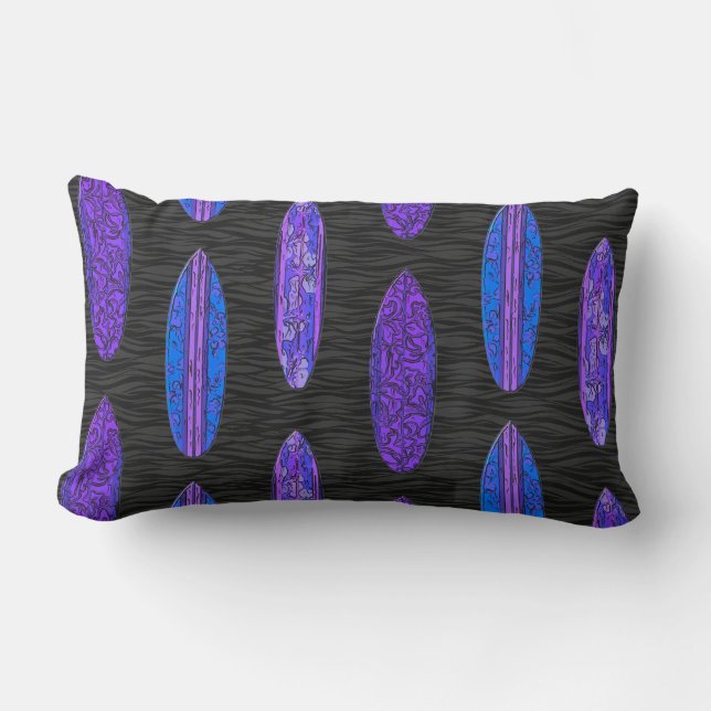 Cojín Lumbar Surfboards Hawái Big Wave (Anverso)