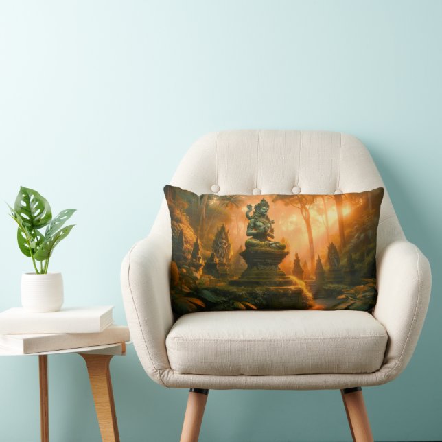 Cojín Lumbar Susurros sagrados de Bali (Silla)