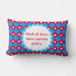 Cojín Lumbar Sutil bávaro en algodón