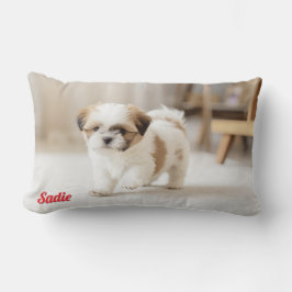 Cojín Lumbar Sweet Shih Tzu personalizado