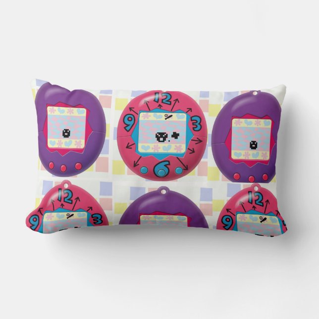 Cojín Lumbar Tamagotchi Pillow (Anverso)
