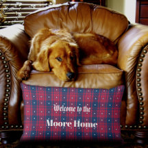 Tartán - Patriótico - Estrellas blancas rojas