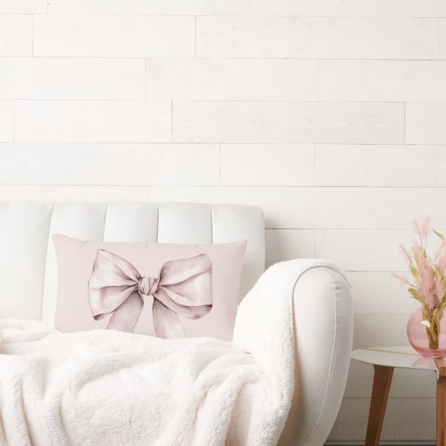 Cojín Lumbar tazón de café, monograma de escritura elegante, ch (Sofá)