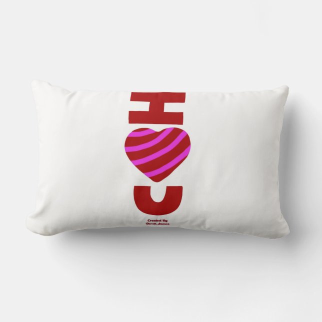 Cojín Lumbar Te Amo Lumbar Pillow (Anverso)