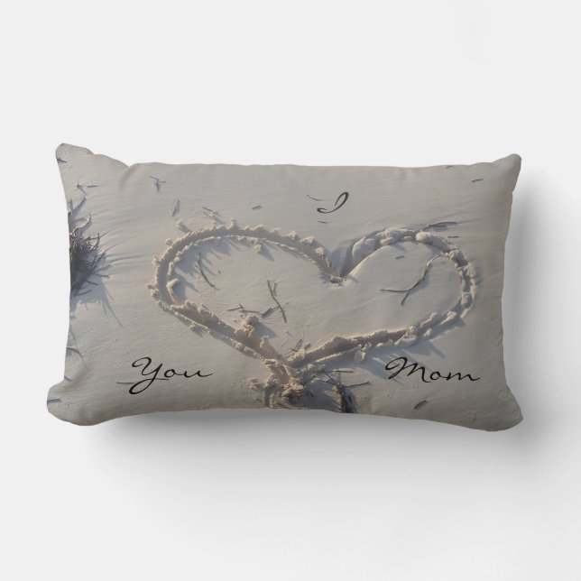 Cojín Lumbar Te amo mamá (Anverso)