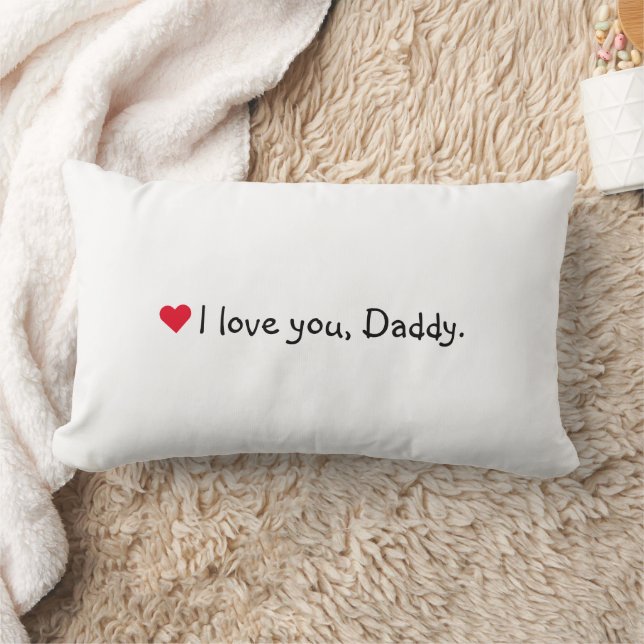Cojín Lumbar Te Amo Papá Papá Papá Papá Cubre El Día De Los Pad (Manta)