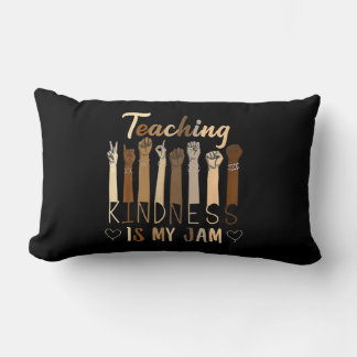 Cojín Lumbar Teaching Kindness Is My Jam Autism Awareness T-Shi