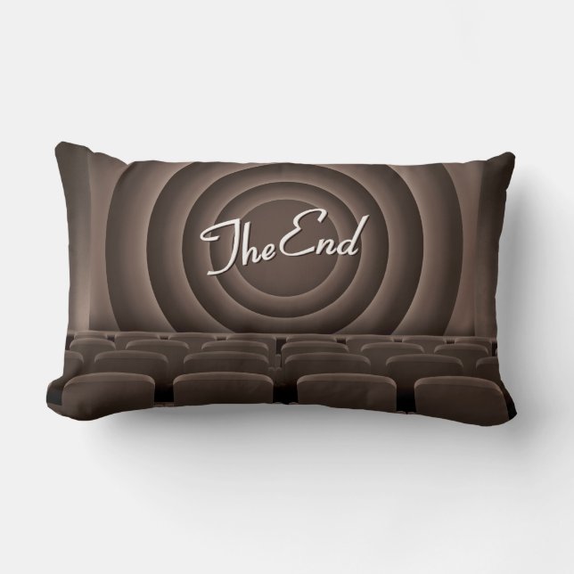 Cojín Lumbar Teatro de cine de época (Anverso)