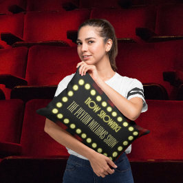 Cojín Lumbar Teatro de películas de Hollywood personalizado