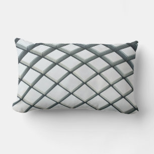 Cojín Lumbar Techo metalizado blanco y cúpula de cristal