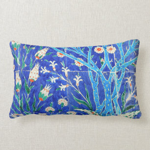 Cojín Lumbar Tejas florales turcas