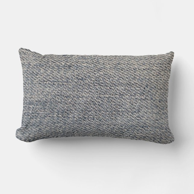 Cojín Lumbar Tejidos de jeans (Anverso)