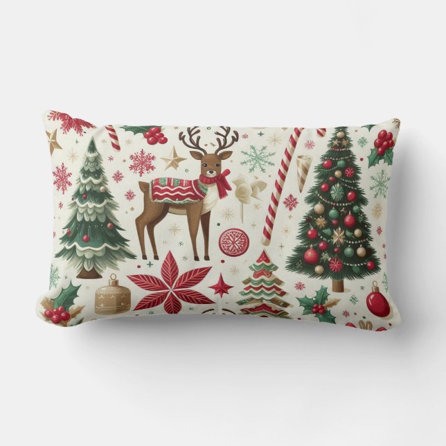 Cojín Lumbar Tema de navidades (Anverso)