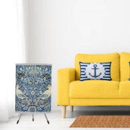 Cojín Lumbar Tema Náutico Anclaje Blanco Azul Banda Marina