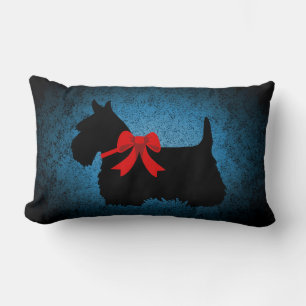 Cojín Lumbar Terrier escocés perro, perro Escocia, granito azul