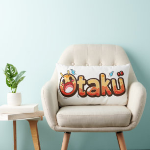 Cojín Lumbar Texto gracioso de Otaku
