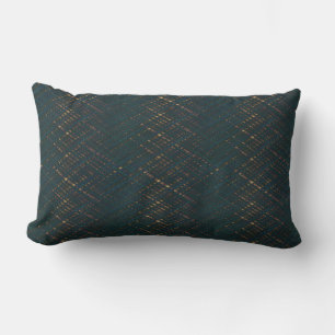 Cojín Lumbar Textura azul oscuro y lila.