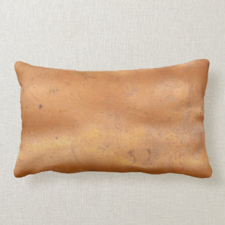 Cojín Lumbar Textura de cobre metalizado