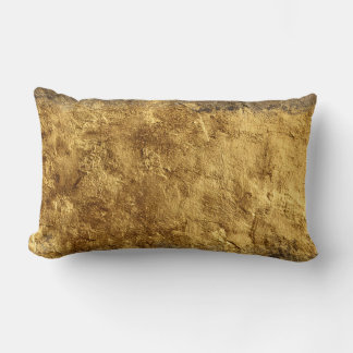 Cojín Lumbar textura de oro