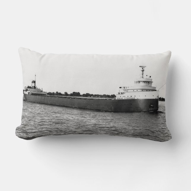 Cojín Lumbar The Legendary S.S. Edmund Fitzgerald (Anverso)