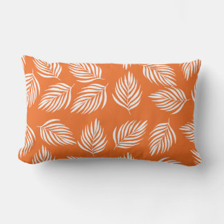 Cojín Lumbar Throw Pillow Bold Tropical Leaf Pattern 